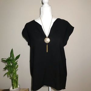 New York & Co. Black Blouse